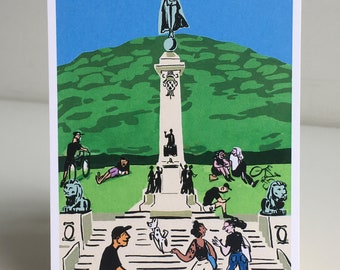 La Statue Postcard