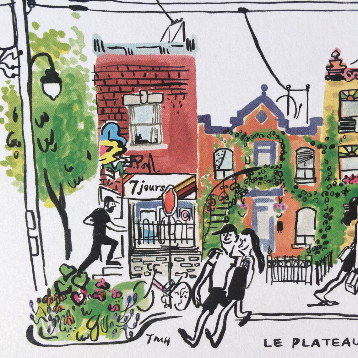 Plateau Montroyal Postcardsummer Etsy