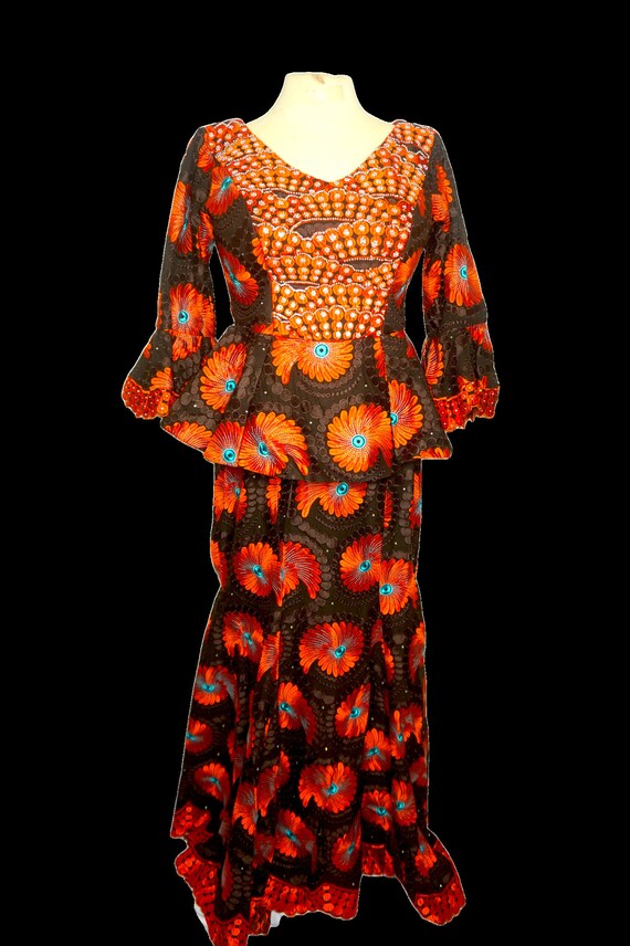 brown two piece dress Draped Cape Mini Dress in Chocolate Brown - S main image 0