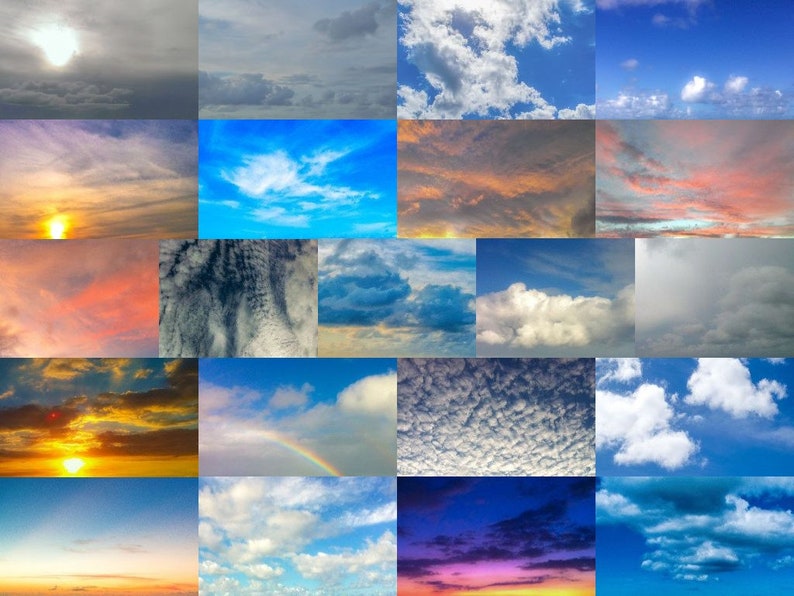 Hawaiian Sky Photoshop Overlay Sunset Overlay Rainbow - Etsy