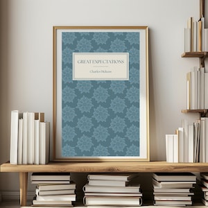 Custom Book Cover Art - Digital Poster – Printable Literary Wall Art Download