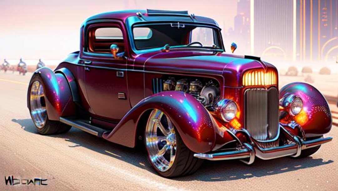 Computer Generated Hot Rods AI Generated Hot Rods - Etsy