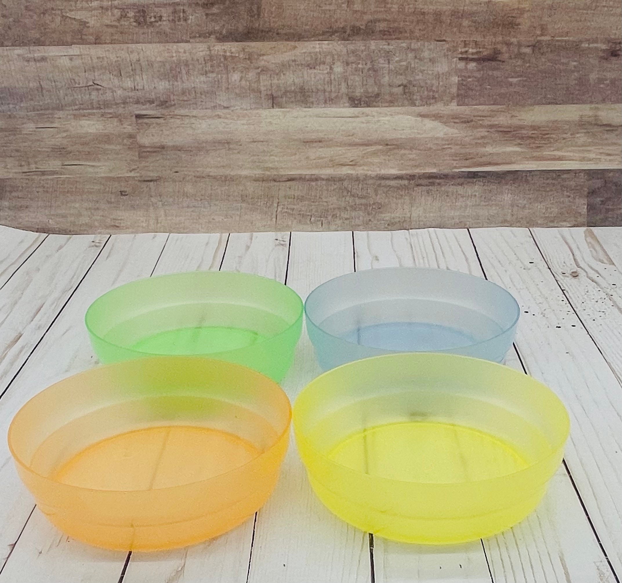 Set of 4 Vintage Tupperware Cereal Bowls With Lid / Tupperware Etsy