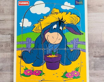 Vintage Eeyore Board Puzzle / Vintage Disney Puzzle / Vintage Pooh Puzzle / Eeyore Puzzle / Vintage Board Puzzle