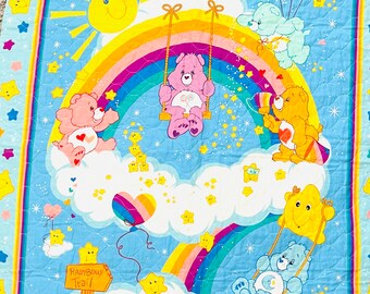 Care Bear Blanket Etsy Care Bear Blanket Etsy