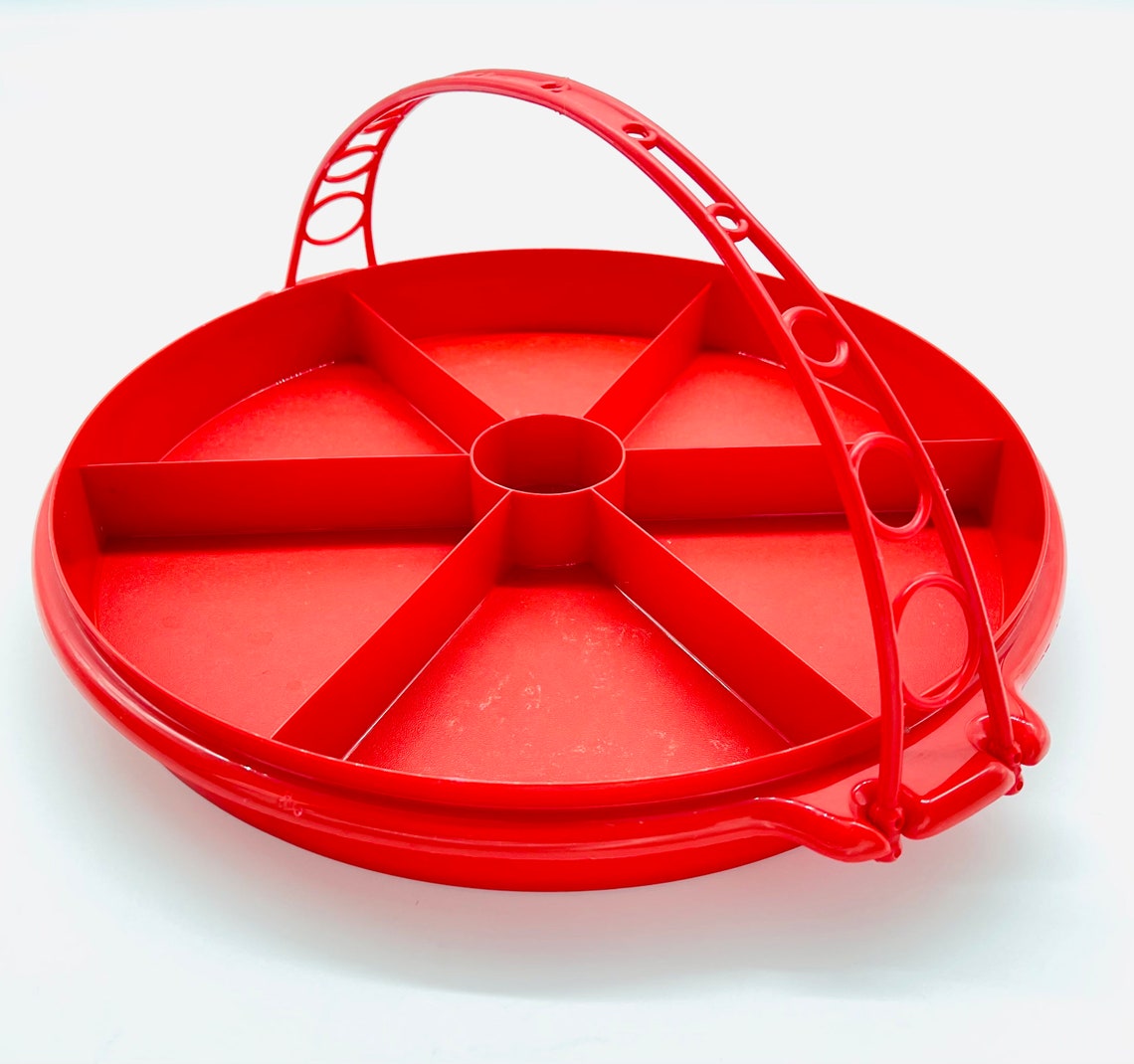 Vintage Tupperware 405 Divided Container / Tupperware Party Etsy