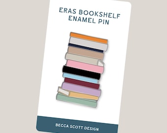Eras Bookshelf Enamel Pin