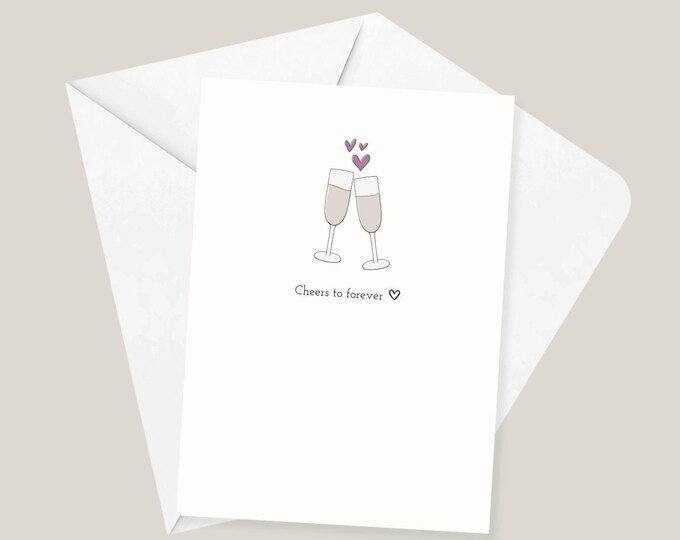 Cheers to Forever Greeting Card
