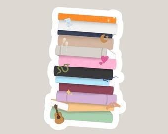 Eras Bookshelf Sticker