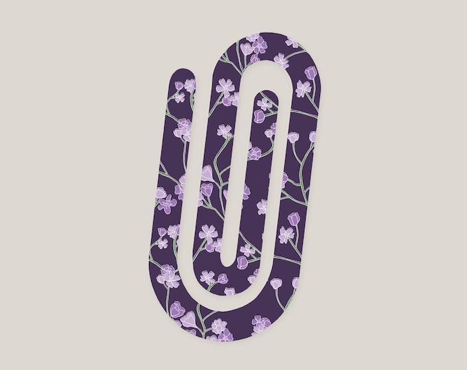 Garden Blooms Jumbo Paperclip