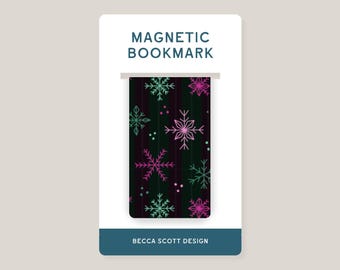 Wicked Snowflakes Magnetic Bookmark