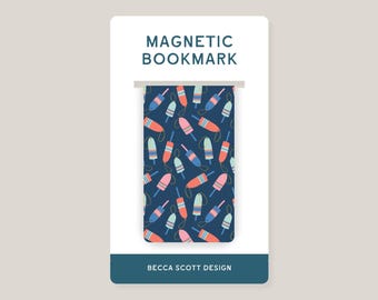 Oh Buoy! Lobster Buoy Magnetic Bookmark