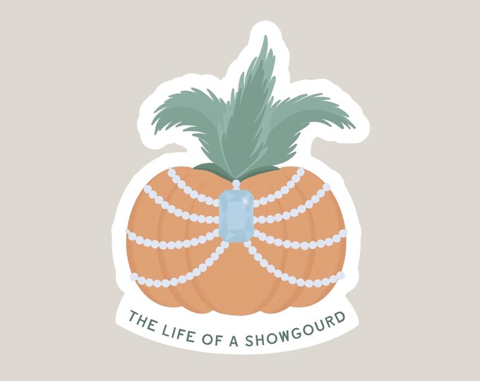 The Life of a Show-gourd Sticker