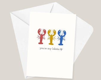 You're My Lobster | Greeting Card