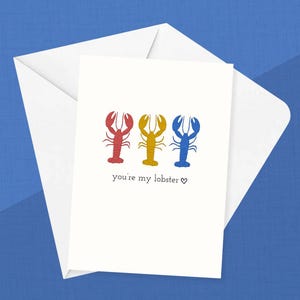 You&#39;re My Lobster | Greeting Card
