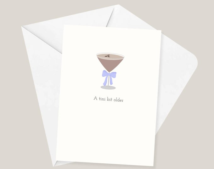 A tini bit older | Birthday Card