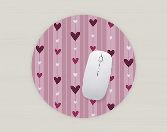 Sweetheart Stripes Mouse Pad