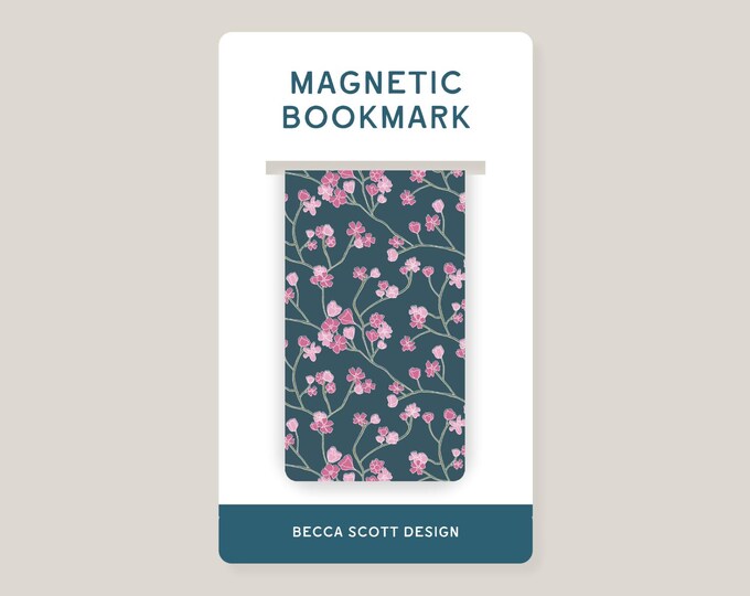 Garden Blooms Magnetic Bookmark (11 colors available!)