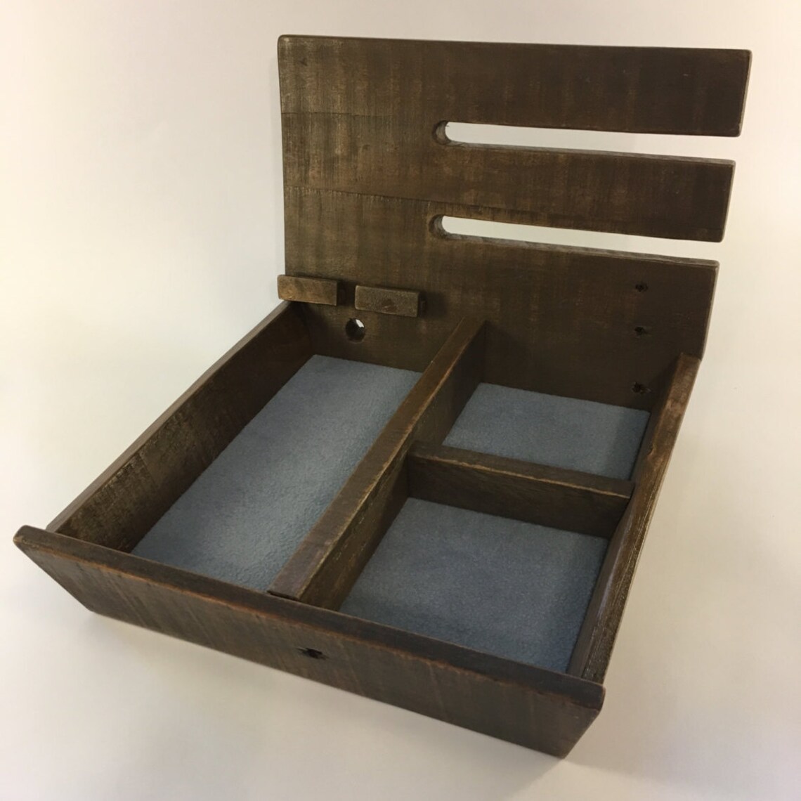 Double Governor Wooden Valet Dresser Caddy Reclaimed Etsy