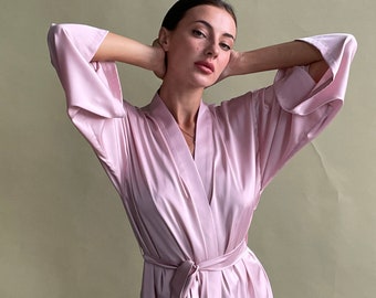 Bestseller Pajamas set and robe,Silk pajamas set,Silk shorts, Tank top,Oversized top, Top and shorts, silk robe robe,custom tailoring