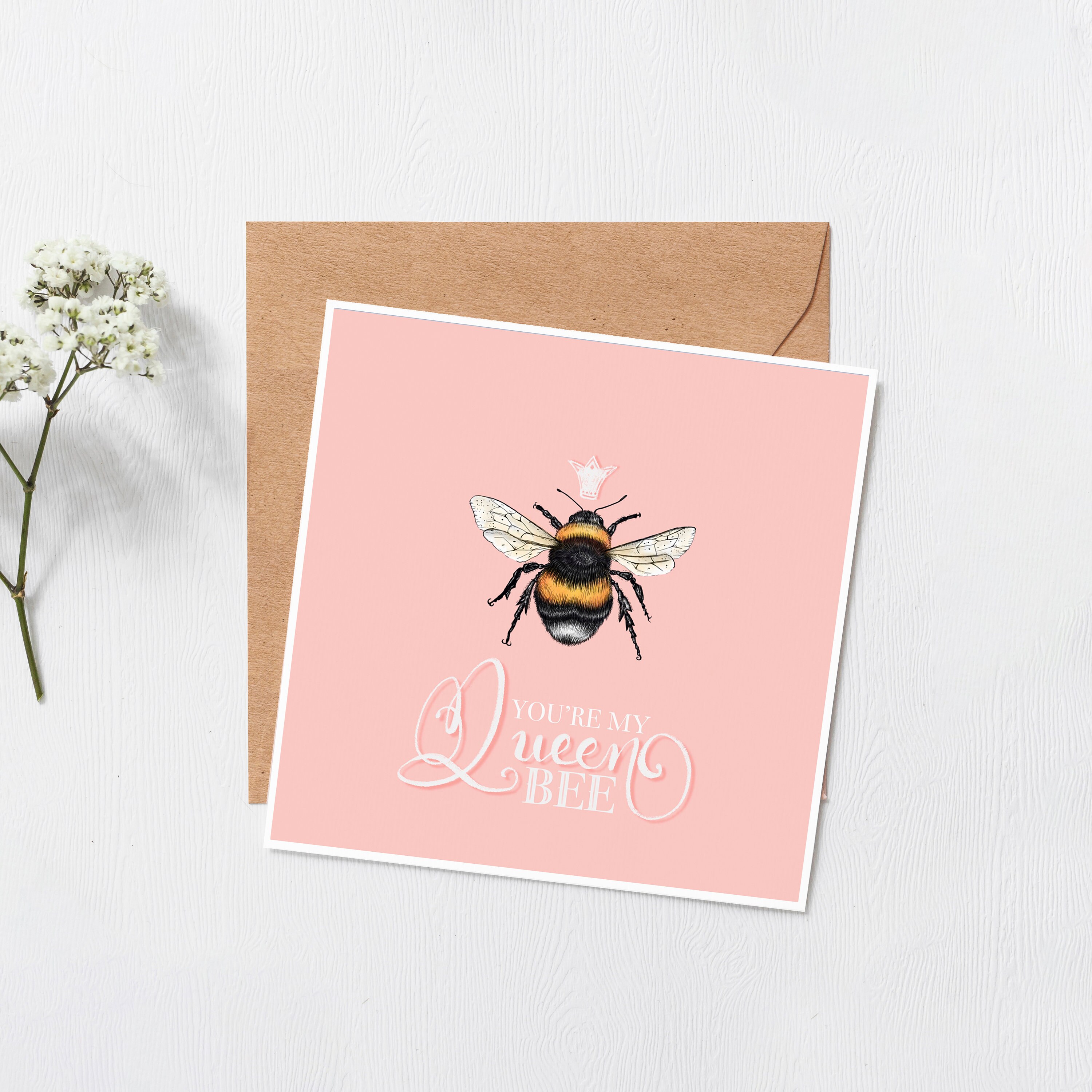 You're my Queen Bee mothers day card happy birthday Etsy
