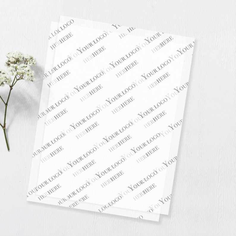 Personalised custom vellum paper A5/A4 Custom Logo Etsy