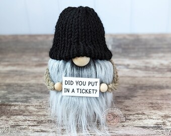 Did You Put in a Ticket, Office Gnome, IT Gifts, IT Tech Gifts, Technology Gnome, Shelf Sitter Gnome, Tech Support Gift, IT Helpdesk