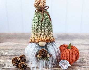 Fall Pine Cone Decor, Fall Gnome, Fall Shelf Sitter Gnomes, Fall Tiered Tray Decor, Farmhouse Gnome, Autumn Gnome, Christmas Gift for Mom