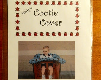 Pattern for shopping cart "Cootie Cover" - Protective child's cover for shopping carts, highchairs, booster seats, etc. - Fast and Easy