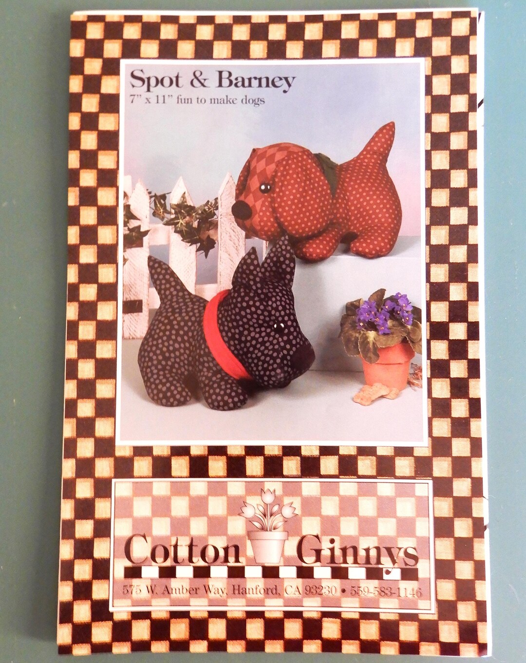 Sewing Pattern for Spot and Barney Fun Dogs to Make Approx. 7 X 11 in ...