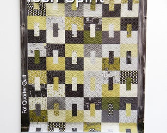 Teen Spirit Quilt Pattern - Fast and Easy with Large Blocks - Great for Fat Quarters