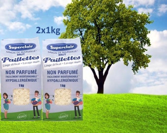 2 x 1 kg Marseille zeepvlokken | Superclair