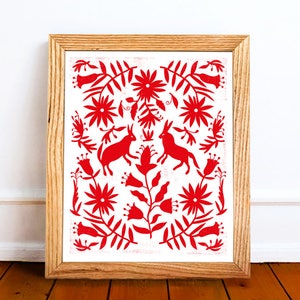 Otomi Home Decor, Otomi Printable Art, Mexican Otomi Decor