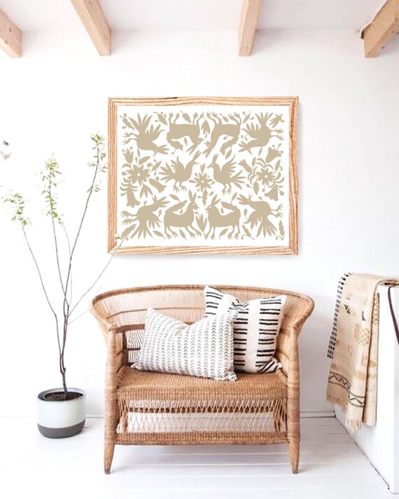 Otomi Art Print: Mexican Folk Art, Home Decor (Digital Download)