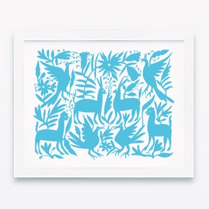 Otomi Home Decor, Otomi Print, Mexican Otomi Art Wall Decor