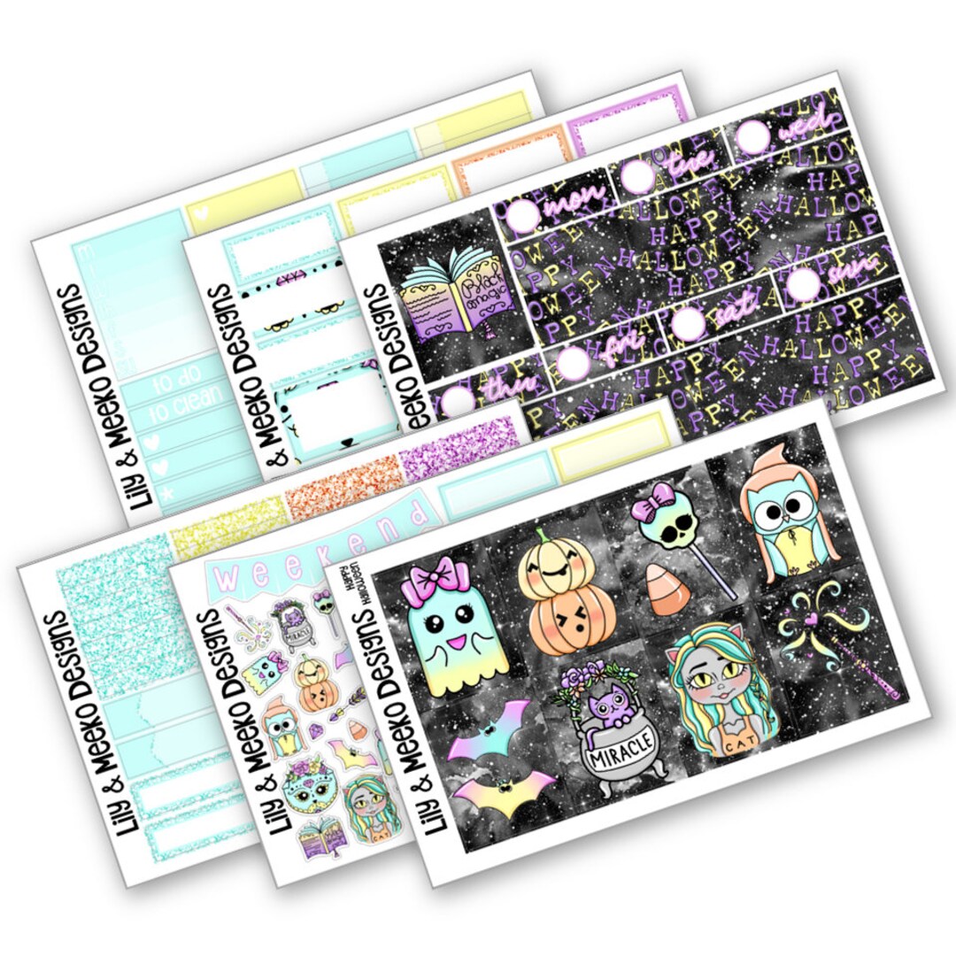 Happy Halloween | Planner Sticker Weekly Kit Michaels Recollections ...