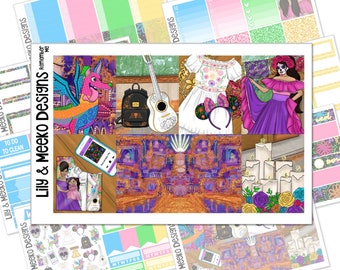 Remember Me | Disney Planner Sticker Kit Weekly Vertical | For use in Erin Condren Life Planner A5 Wide Happy Planner | coco coffeedoodles