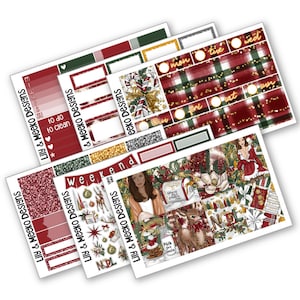 Kerstman Baby | Verticale planner Michaels herinneringen witte ruimte Hobonichi Techo PP weken gelukkig planner 1,5 &quot;Kerst xmas twgdesigns