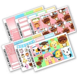 Animal Town | Vertical Planners Michaels Recollections White Space Hobonichi Techo PP Weeks Happy Planner 1.5&quot;