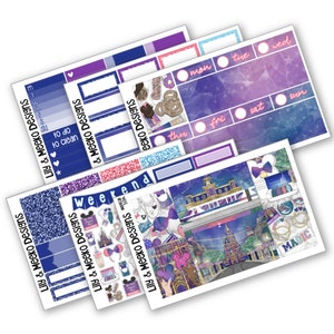 Magical 50th | Disney World Anniversary Vertical Planner Michaels Recollection White Space Hobonichi Techo PP Weeks Happy Planner 1.5&quot; Walt