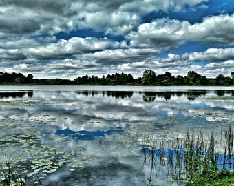 Reflection Of Sky Etsy