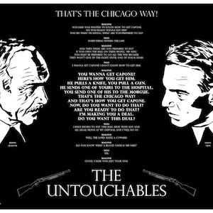 Die Untouchables Film Giclée-Druck