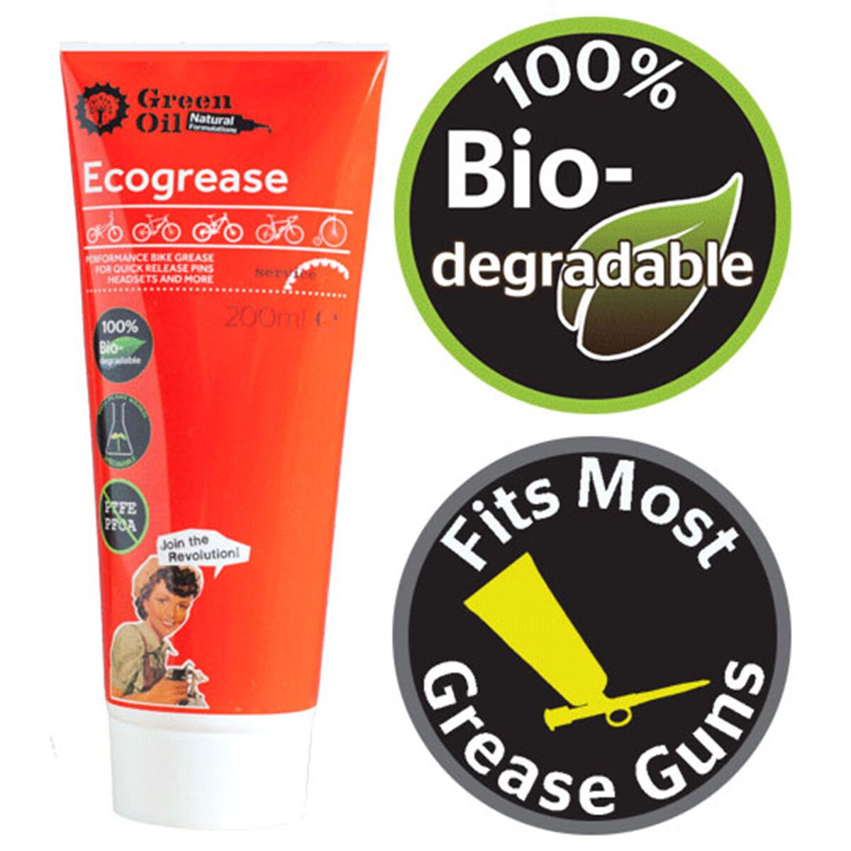 Green Oil Ecorider Deluxe Set Bicycle Cleaner and Lubrication Set 100 Biodegradable High