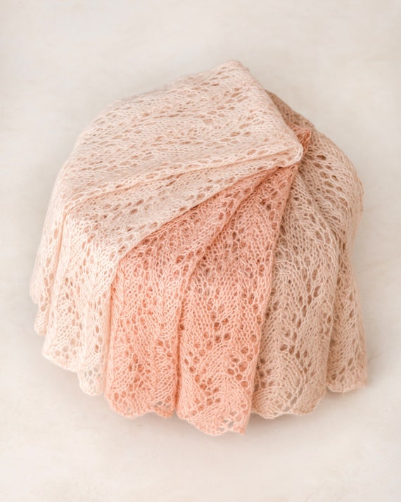 Newborn Photography Wrap Soft Knitted Textured Stretch Blanket Baby Photography Prop Handmade Baby Girl Decorative Twin Blankets