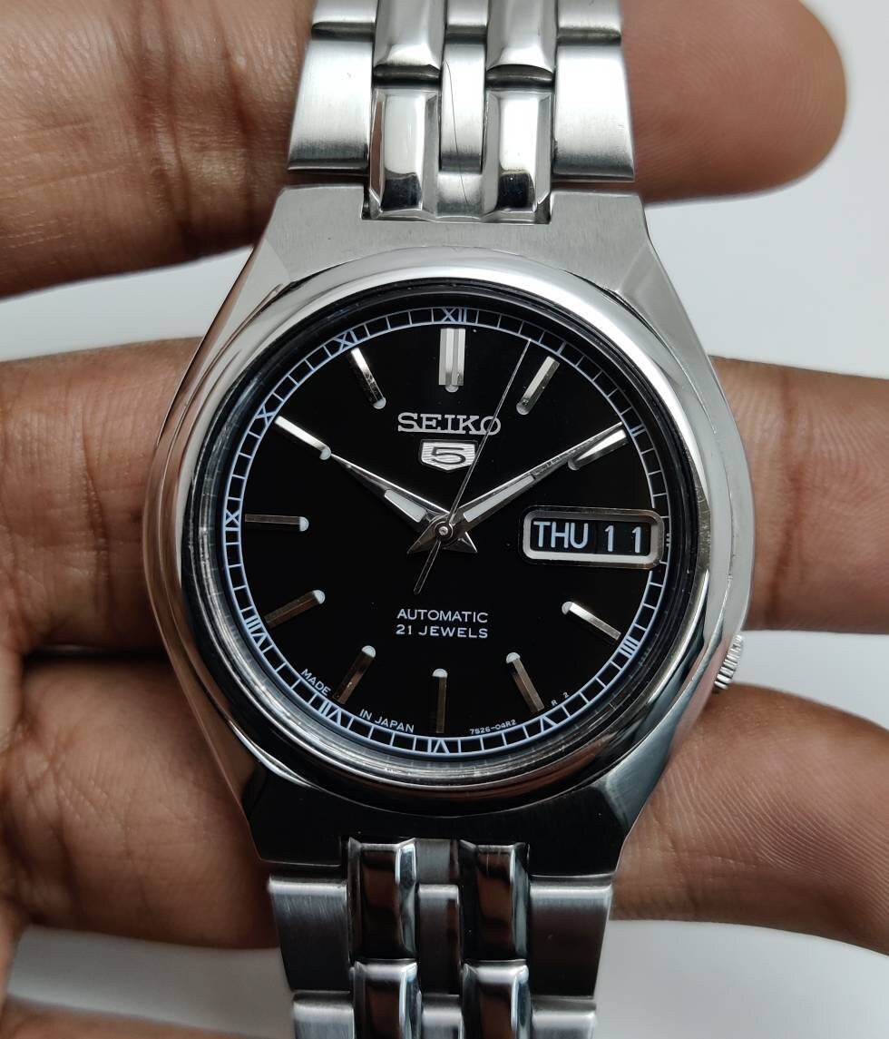Raro orologio AUTOMATICO SEIKO 5 made in Japan cal.7s26 | Etsy Italia
