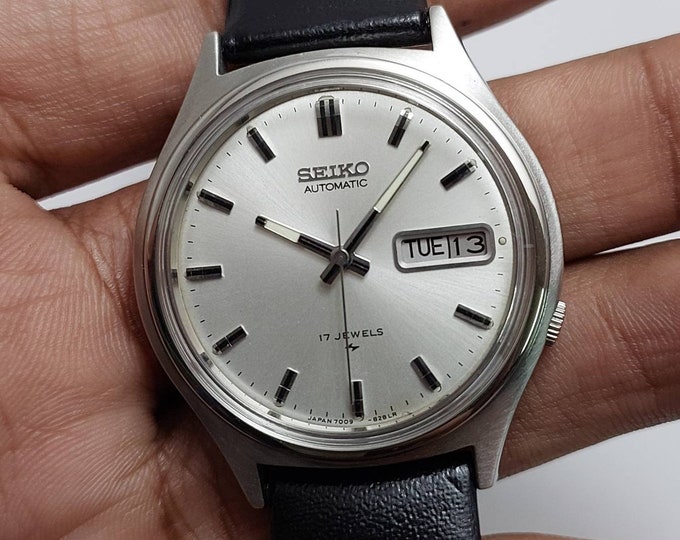RARE Vintage Seiko Automatic Watch Made in Japan Beautiful - Etsy