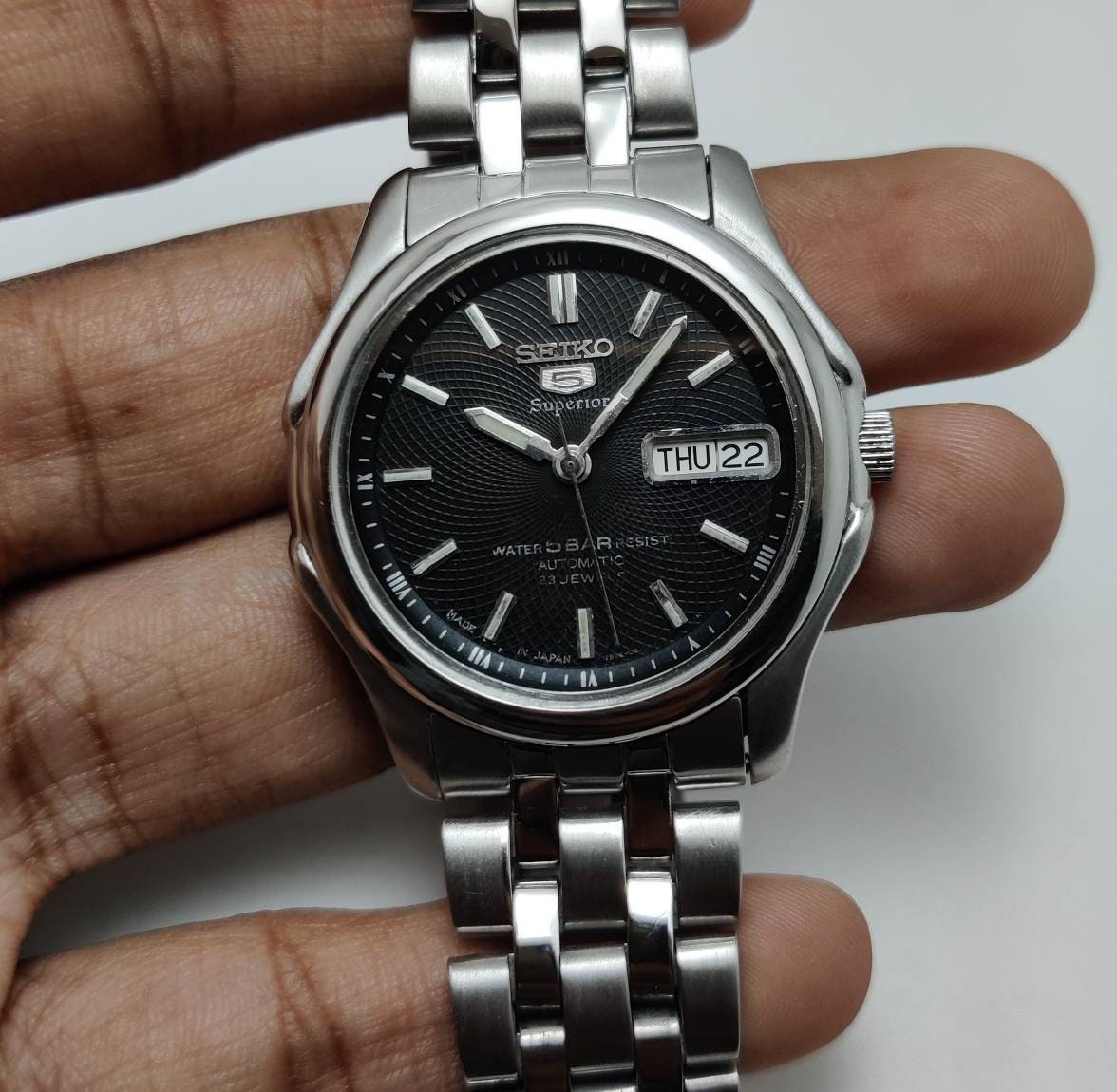Extremely Rare SEIKO 5 Superior Automatic Watch Made in Japan