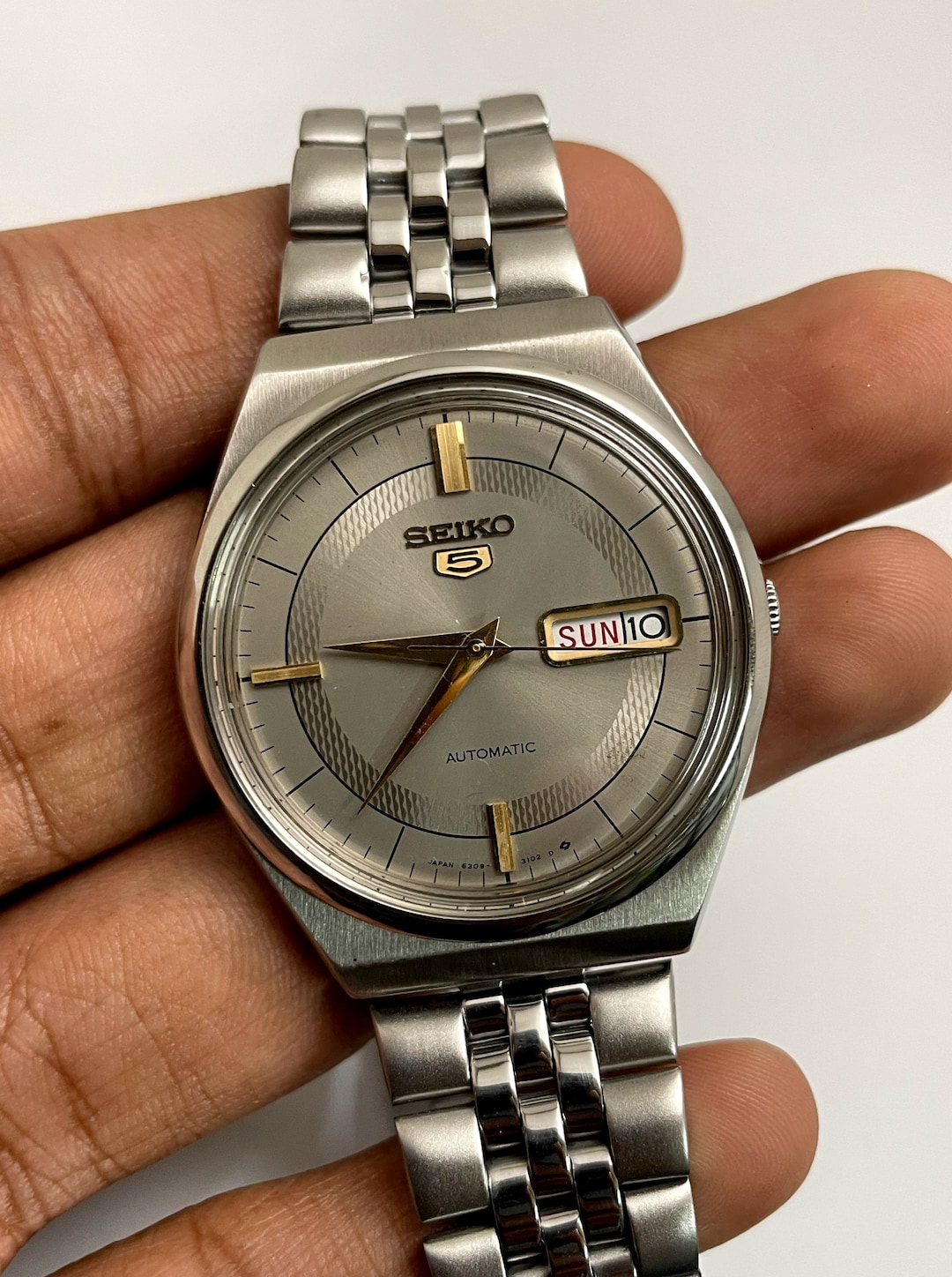 Extremely Rare Vintage Seiko 5 Automatic Watch Made in Japan Beautiful ...