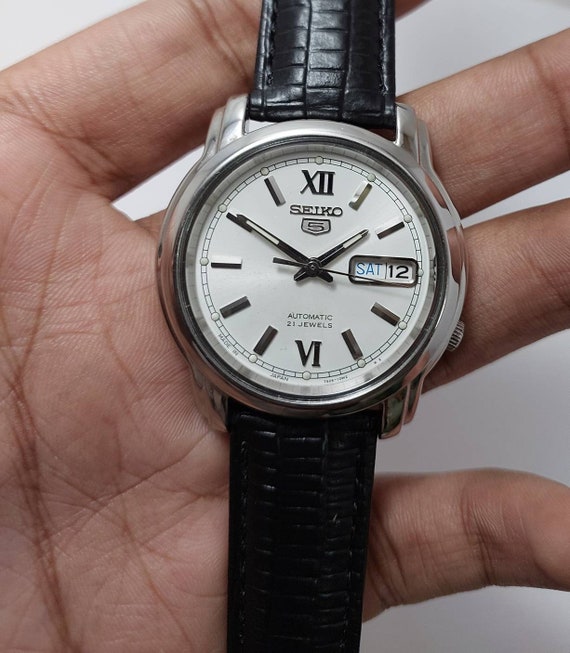 SEIKO 5 Automatic Watch Roman Numerals Dial Made in Japan - Etsy Israel