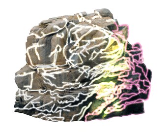 Unique Wall Art • Printable Digital • Abstract Art • Wall Decor 『Not To Be Confused With My Depression Rock』